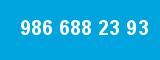 986 688 23 93 986 688 23 93